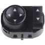 WMPHE Compatible with Power Mirror Switch 2007-2014 Chevrolet Silverado GMC Sierra 1500 2500 HD 3500 HD Mirror Switch,Replace # 22883768 25778970