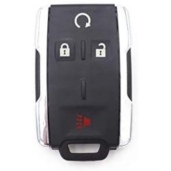 WFMJ for Chevrolet Colorado Suburban Tahoe Silverado GMC Yukon Sierra 1500 2500 HD 3500 HD Keyless Entry 4 Buttons Remote Smart Key Case Shell Fob
