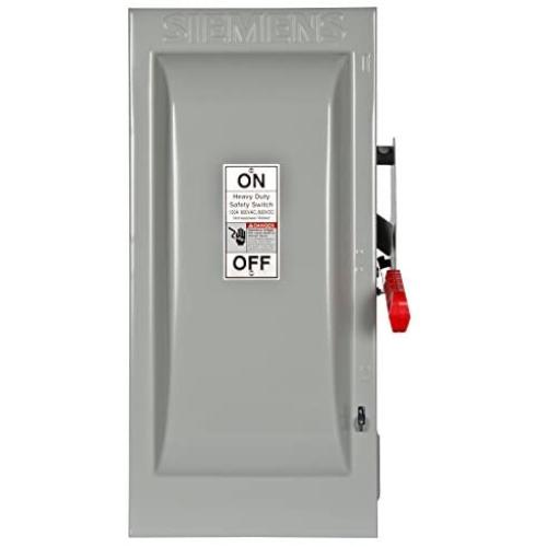 Siemens HF363 100-Amp 3 Pole 600-volt 3 Wire Fused Heavy Duty Safety Switches