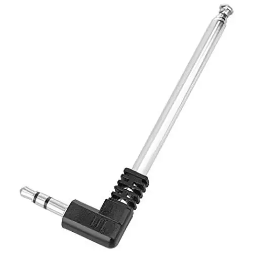 ENUODA 3.5mm FM Radio Antenna 4 Sections Telescoping Antenna 8.2cm/24.5cm,for Mobile Cell Phone,Teenage Engineering OP-1 and Other Electronics Products 3.5mm Port FM Radio Receiver
