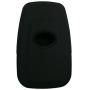 Coolbestda Rubber Smart 4buttons Key Fob Full Cover Remote Case Keyless Protector Jacket for 2018 Toyota Camry C-HR Prius HYQ14FBC Black