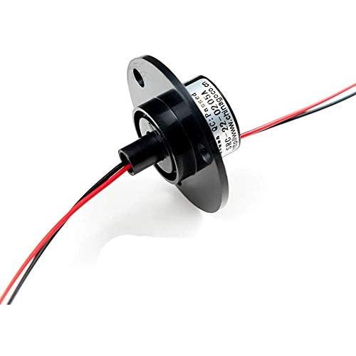 WTXRHW Electric Slip Collector Ring Wind Power Rotary Slip Ring 2 Wires Diameter 22MM for 5A 10A 15A 30A (5A)