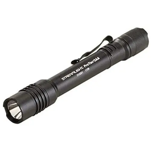 Streamlight 88033 ProTac 2AA 250 Lumen Professional Tactical Flashlight with High/Low/Strobe w/ 2 x AA Batteries - 250 Lumens