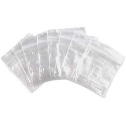 100pc Self Locking 2 x 2 Plastic Bags 2mm Thick All Purpose Storage Baggies