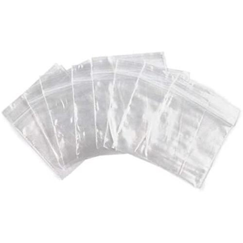 100pc Self Locking 2 x 2 Plastic Bags 2mm Thick All Purpose Storage Baggies
