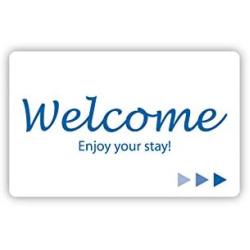 Hotel & Motel Popular WELCOME Magnetic Stripe Key Cards -500 per case