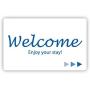 Hotel & Motel Popular WELCOME Magnetic Stripe Key Cards -500 per case
