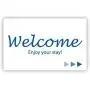 Hotel & Motel Popular WELCOME Magnetic Stripe Key Cards -500 per case