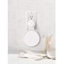 Pefecon Outlet Wall Mount for Google WiFi [2020 Model], No Messy Wires | Space Saving | Easily Be Moved Outlet Mount for Google Mesh WiFi Router, Best Design for Winding Power Cord (3 Pack)