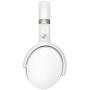 Sennheiser HD 450BT Bluetooth 5.0 Wireless Headphone with Active Noise Cancellation - 30-Hour Battery Life, USB-C Fast Charging, Virtual Assistant Button, Foldable - White