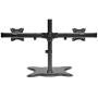 TRIPP LITE DDR1327SDD Dual Monitor Mount Stand, Swivel & Tilt, 13-27 Inch Flat Screen Displays, Desktop Mount, Black