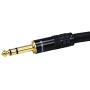 Monoprice 104761 6Ft Premier Series XLR Male to 1/4Inch TRS Male 16AWG Cable (Gold Plated)