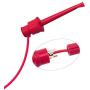 Goupchn Silicone Test Leads 5PCS Minigrabber to Minigrabber Test Cables Wires Dual IC Test Hooks Clips Probe for Electronic Testing