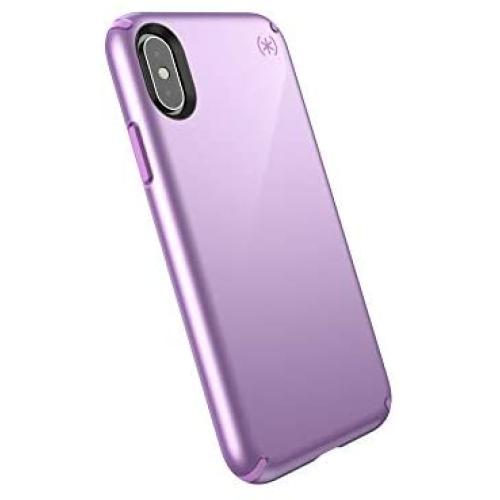 Speck Products Presidio Metallic iPhone Xs/iPhone X Case, Taro Purple Metallic/Haze Purple