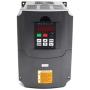 4KW 220V VFD Inverter Variable Frequency Drive Converter Driver Controller 5HP 3-Phase Output 18A VSD with 2m Extension Cable For Spindle Motor Drive Control/CNC Router Engraving Milling Machine