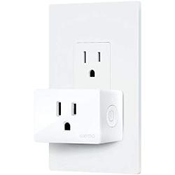 Wemo Smart Plug (Simple Setup Smart Outlet for Smart Home, Control Lights and Devices Remotely Works w/ Alexa, Google Assistant, Apple HomeKit), Pack of 3