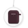 Filoto Case for Airpods, Airpod Case Cover for Apple Airpods 2&1 Charging Case, Cute Air Pods Silicone Protective Accessories Cases/Keychain/Pompom/Strap, Best Gift for Girls and Women, Burgundy