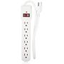 Maxxima 6 Outlet Power Strip Surge Protector 300 Joules, 2FT Cord, Switch (4 Pack)