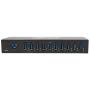 Tripp Lite 10-Port USB 3.0 Hub, Industrial USB Splitter for USB Charging and Data Transfer, 5 Gbps, Iron Housing (U360-010-Ind)