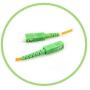 PacSatSales - Fiber Optic Patch Cable - Single Mode - SIMPLEX - OS1-9/125um (15M, SC/APC to SC/APC)