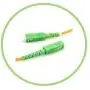 PacSatSales - Fiber Optic Patch Cable - Single Mode - SIMPLEX - OS1-9/125um (15M, SC/APC to SC/APC)