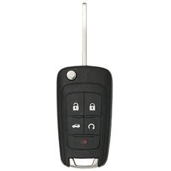 Keyless2Go Replacement for 5 Button Proximity Smart Key Cheverolet Buick GMC Remotes OHT05918179