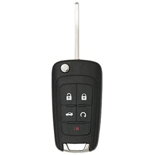 Keyless2Go Replacement for 5 Button Proximity Smart Key Cheverolet Buick GMC Remotes OHT05918179