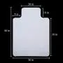 SOMOLUX Office Chair Mat with Lip for Hardwood Floor Computer Desk Swivel PVC Plastic Mat Clear Over Sized and Rolling Delivery, Protect Hard Flooring in Home and Office 48 x 36 inches