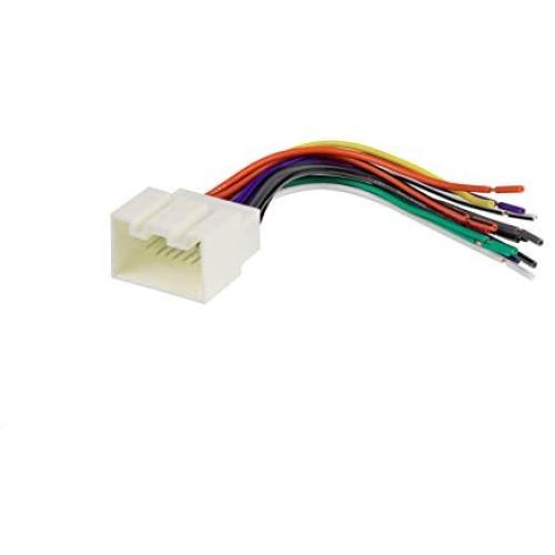 SCOSCHE FD16B Car Speaker Wire Harness Aftermarket Stereo Connector for Select 1998-2009 Ford Vehicles