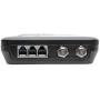 Tripp Lite TLP128TTUSBB 12 Outlet Surge Protector Power Strip, 2 USB Charging Ports, Tel/Modem/Coax Protection, 8ft Cord Right Angle Plug, Black, Lifetime Insurance & $150K Insurance