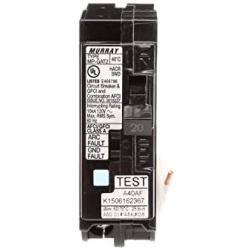 Murray MP120DF 20-Amp AFCI/GFCI Dual Function Circuit Breaker, Plug on Load Center Style
