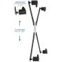 VIVO Adapter VESA Mount Kit for 20 to 30 inch LED LCD Monitor Screen, 75mm and 100mm mounting Bracket, Stand-VAD1