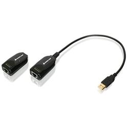 IOGEAR USB Extender Cable over Ethernet 164’, GUCE62 (TAA Compliant)