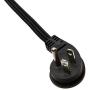 Amazon Basics Flat Plug Grounded Indoor Extension Cord with 3 Outlets, Black, 8 Foot