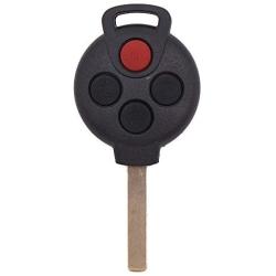 Beefunny 315MHz PCF7941 Chip FCC: KR55WK45144 Smart 3+1 4 Button Smart Remote Car Key Fob for Mercedes Benz Smart Fortwo (1)