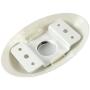 QualGear QG-PRO-PM-CA-W Pro-AV Single Joist Ceiling Adapter for 1.5'' Npt Threaded Pipe Projector Accessory