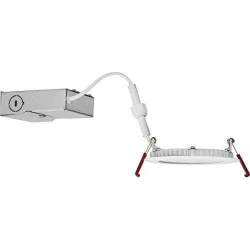 Lithonia Lighting WF4 LED 2700K MVOLT MW 4-Inch Dimmable with Thin LED Module Recessed Ceiling Downlight, 660 Lumens, 120-227 Volts, 10 Watts, Wet Listed, White
