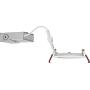 Lithonia Lighting WF4 LED 2700K MVOLT MW 4-Inch Dimmable with Thin LED Module Recessed Ceiling Downlight, 660 Lumens, 120-227 Volts, 10 Watts, Wet Listed, White