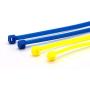 SYD CHEN 4'' Inch Yellow Zip Ties (1000 Pieces), 18lb Strength, Nylon Cable Wire Ties