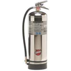2.5 Gallon Type 2A Water Pressure Fire Extinguisher with Wall Bracket and Service Tag