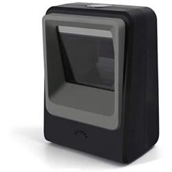 Handsfree 2D 1D Barcode Scanner,Alacrity QR Omnidirectional Desktop Bar Code Reader Scanner, Capture Barcodes from Mobile Phone Screen, Black