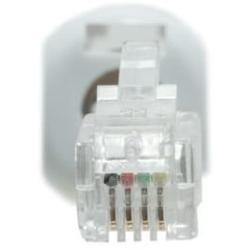 1 x Telephone Cord Detangler - Extended Rotating - White - Phone Cord Detangler Master Cables Product