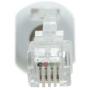 1 x Telephone Cord Detangler - Extended Rotating - White - Phone Cord Detangler Master Cables Product
