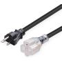 YODOTEK 25FT Heavy Duty Durable NEMA 5-20P/NEMA 5-15/20R Indoor/Outdoor Extension Cords, 20 Amps 125Volts…