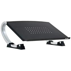 Allsop Redmond Adjustable Laptop Stand, Vented Curved Sturdy Metal Ergonomic Riser