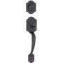 Amazon Basics Handleset with Shelby Lever - Single Cylinder - Oil Rubbed Bronze