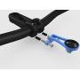 Dymoece Adjustable Out Front Bike Computer Combo Extended Mount for Garmin Edge 25 130 200 500 510 520 800 810 820 1000 1030
