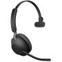 Jabra Evolve2 65 Wireless Headset USB-C Mono MS w/Stand, Bluetooth Dongle, Compatible with Zoom, Webex, Skype, Smartphones, Tablets, PC/MAC, 26599-899-889, Global Teck Gold Support Plan Included