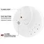 Photoelectric Smoke Detector Fire Alarm Battery-Operated 2 Pack