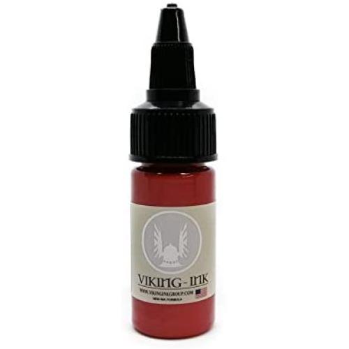 VIKING INK - Tattoo Ink - CORAL 0.5oz (15ml) - The best colors and blacks - Vegan VIKING INK - Tattoo Ink - CORAL 0.5oz (15ml) - The best colors and blacks - Vegan